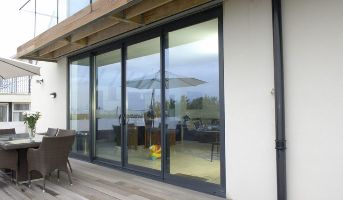 Aluminium Inline-sliding Patio Doors in Bath