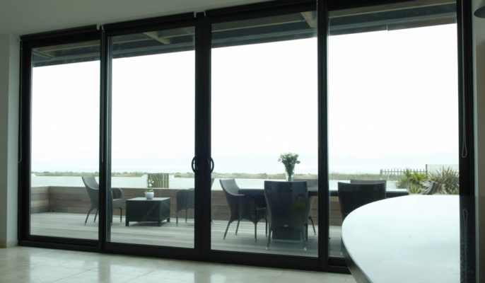Aluminium Inline-sliding Patio Doors in Bath