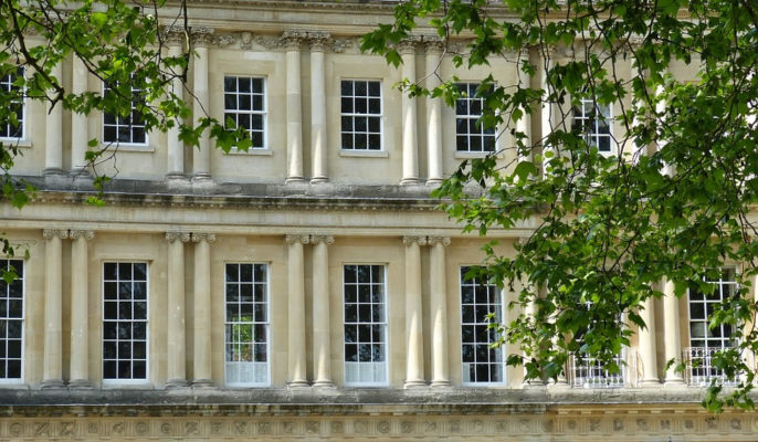 Aluminium secondary glazing in Bath