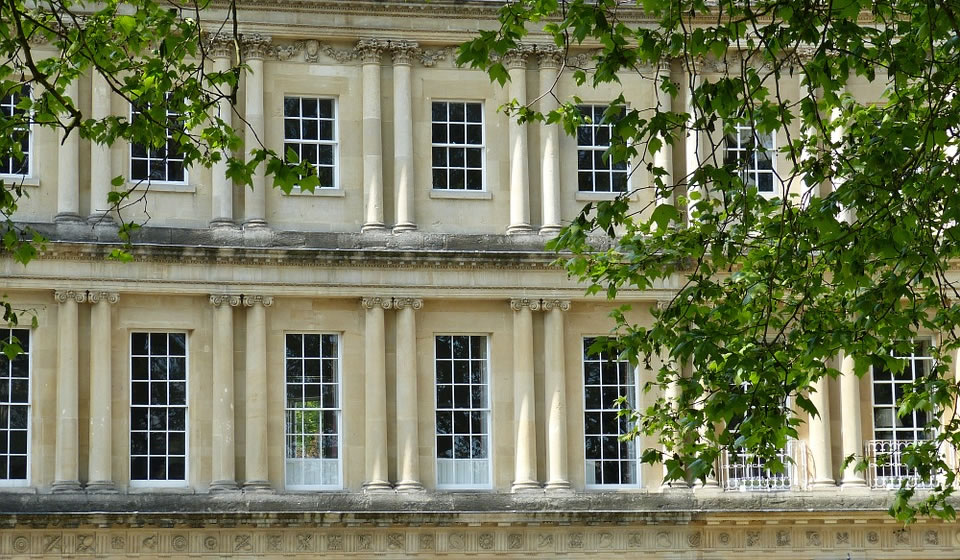 Aluminium secondary glazing in Bath